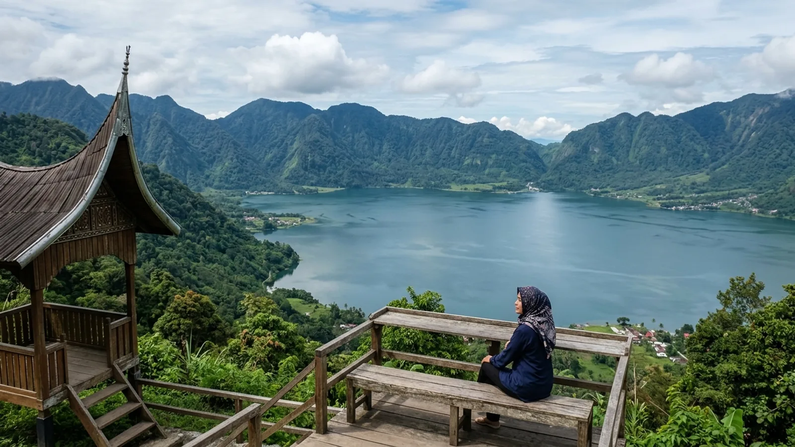 Puncak Lawang & Panorama Danau Maninjau
