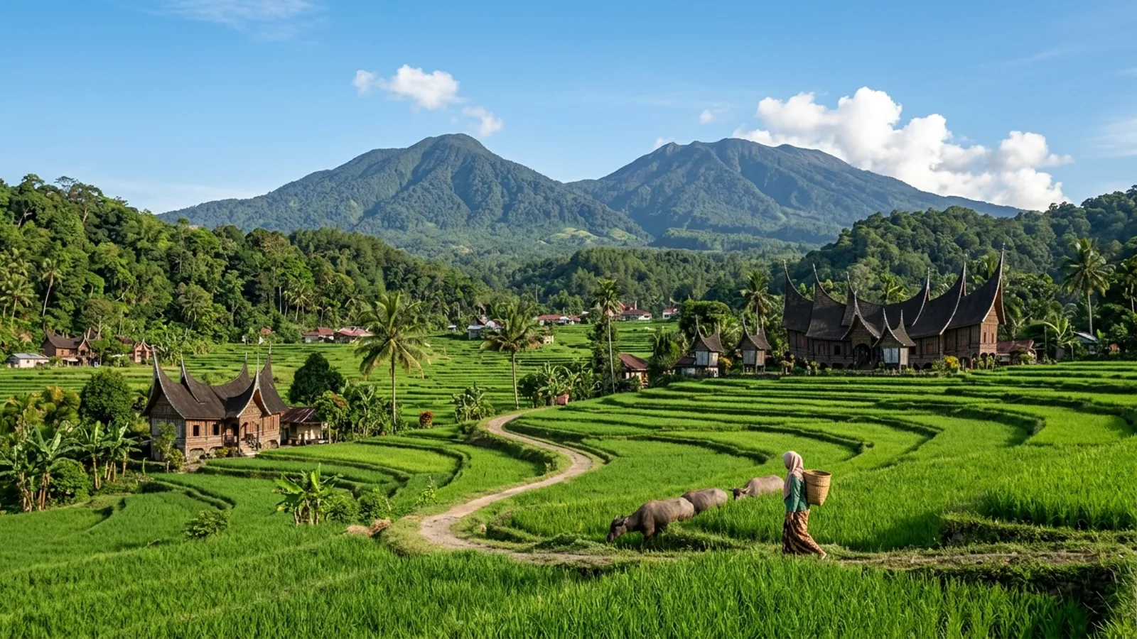Waktu terbaik ke Sumatera Barat Bukittinggi Harau Padang Mentawai