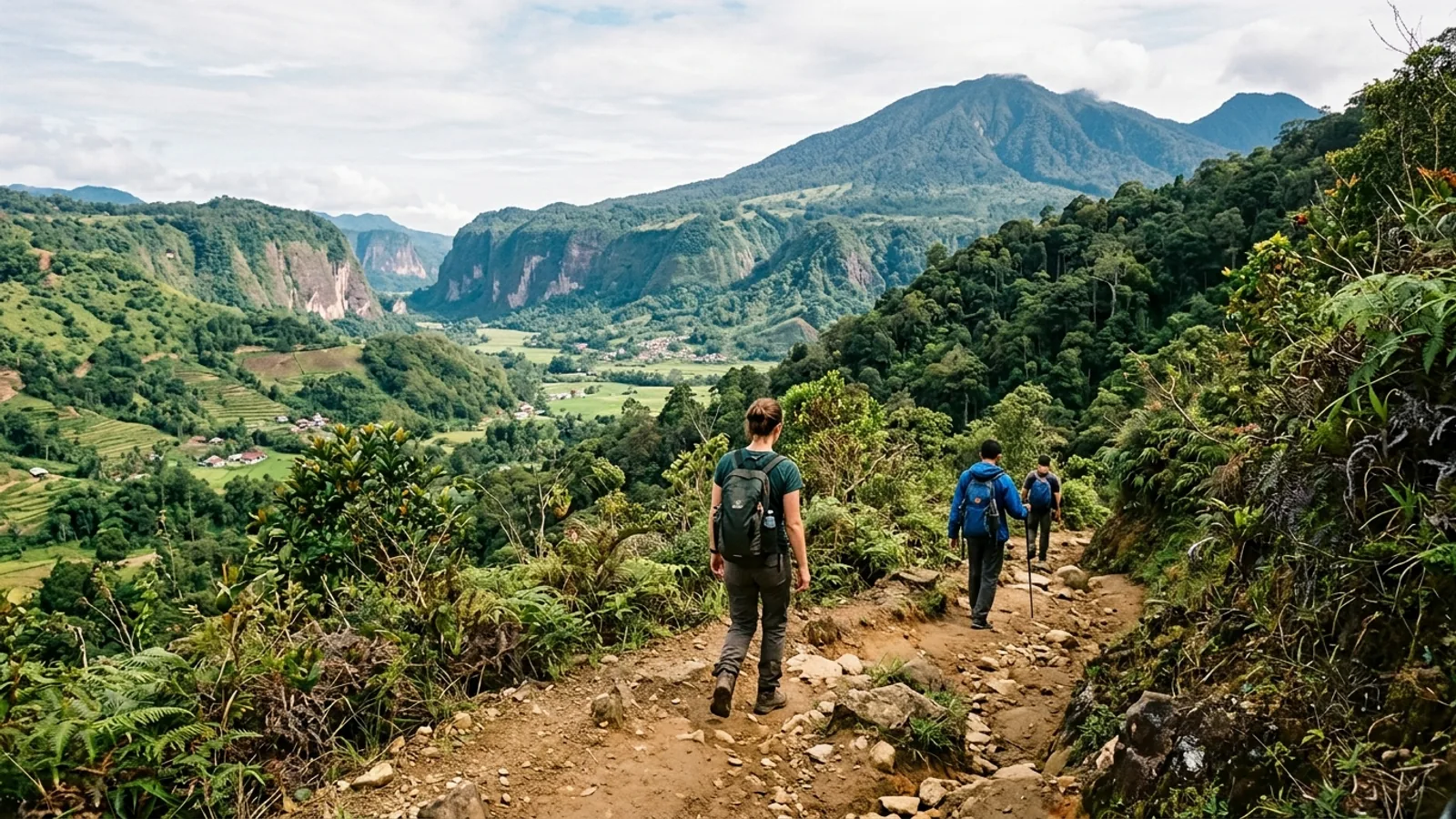 Trekking Sumatera Barat: Bukittinggi, Singgalang & Harau