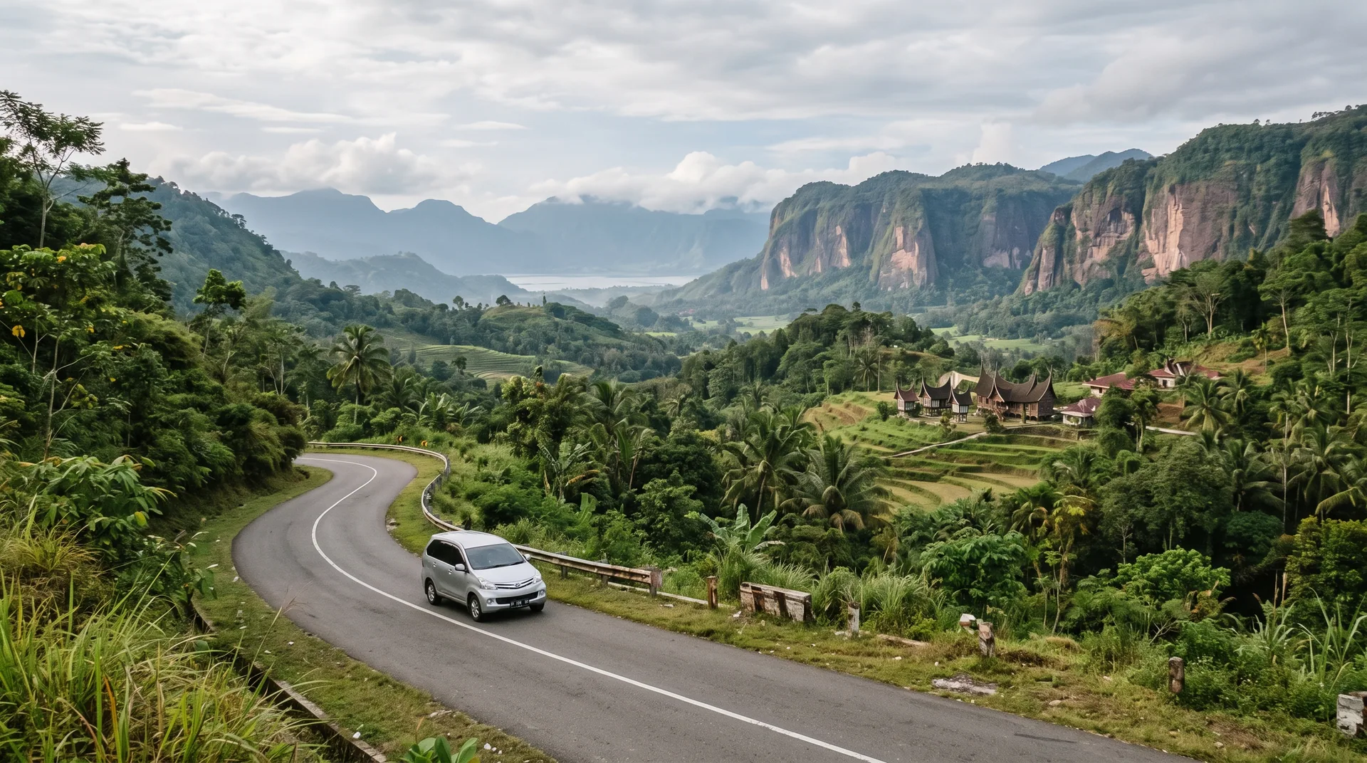 Perjalanan lima hari di Sumatera Barat melalui Bukittinggi dan Lembah Harau dengan pilihan rute lanjutan