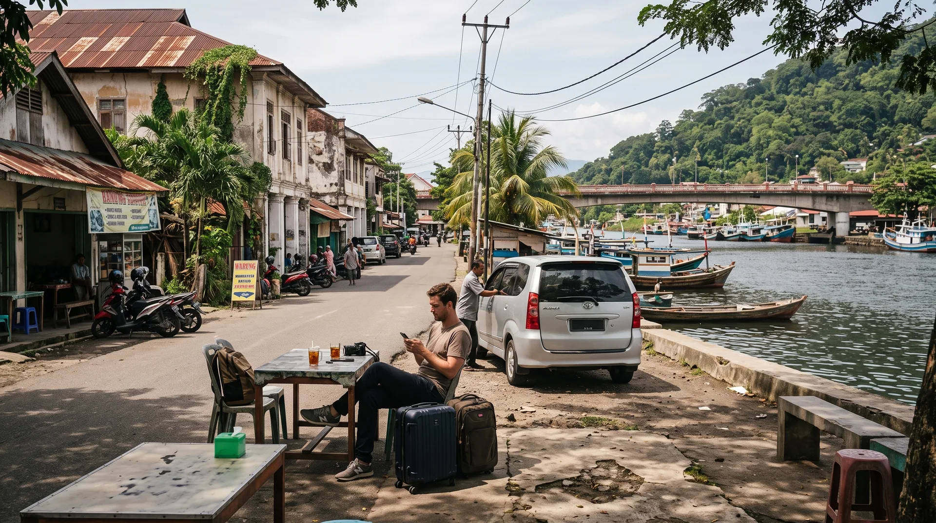 Wisata Kota Padang setengah hari dengan kawasan Kota Tua dan perjalanan ringan sebelum menuju bandara